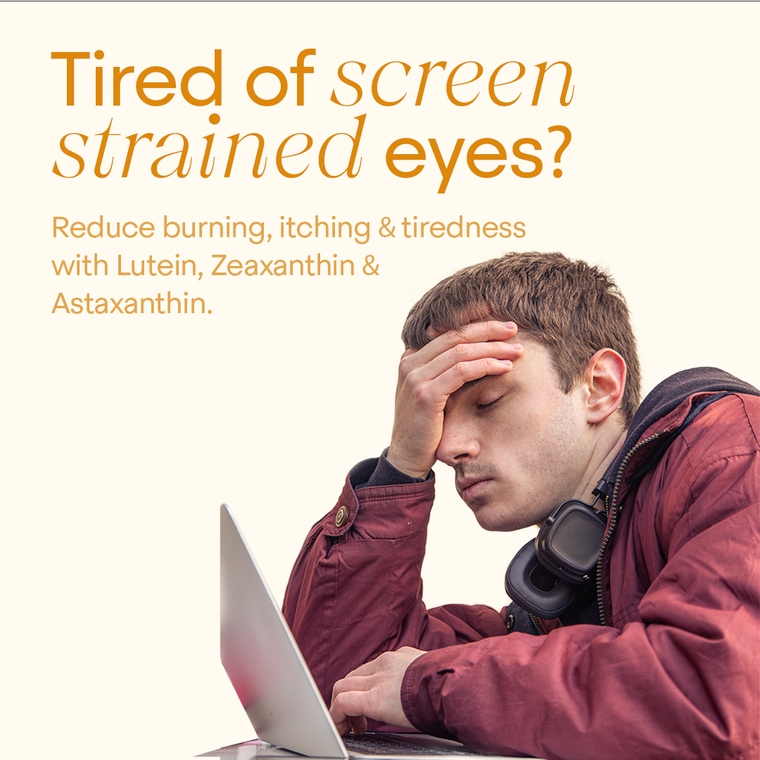 Fithance Eye Health Capsule with Lutein & Zeaxanthin (Liquiflux Technology) Supports Healthy Vision, Reduces Digital Strain & Fatigue From High Screen Time - 60 capsules