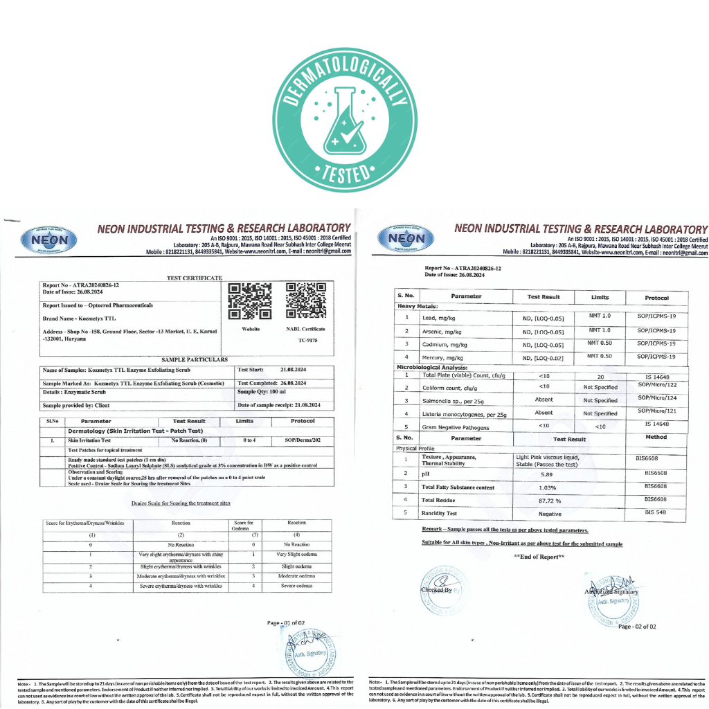 Triple Exfoliation Fruit Enzyme Polish Scrub for Smooth, Refined Skin Texture