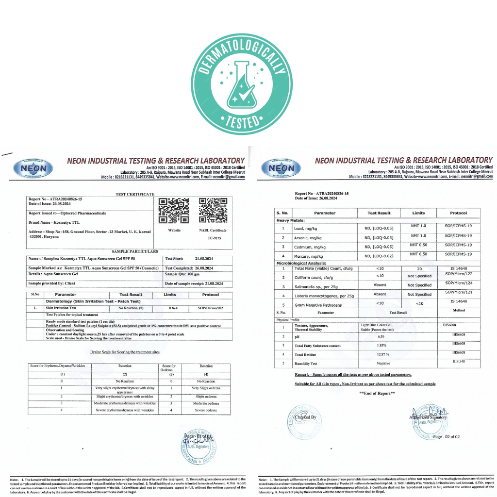 Ultra-Light Hydrating Aqua Sunscreen Gel with UV Protection