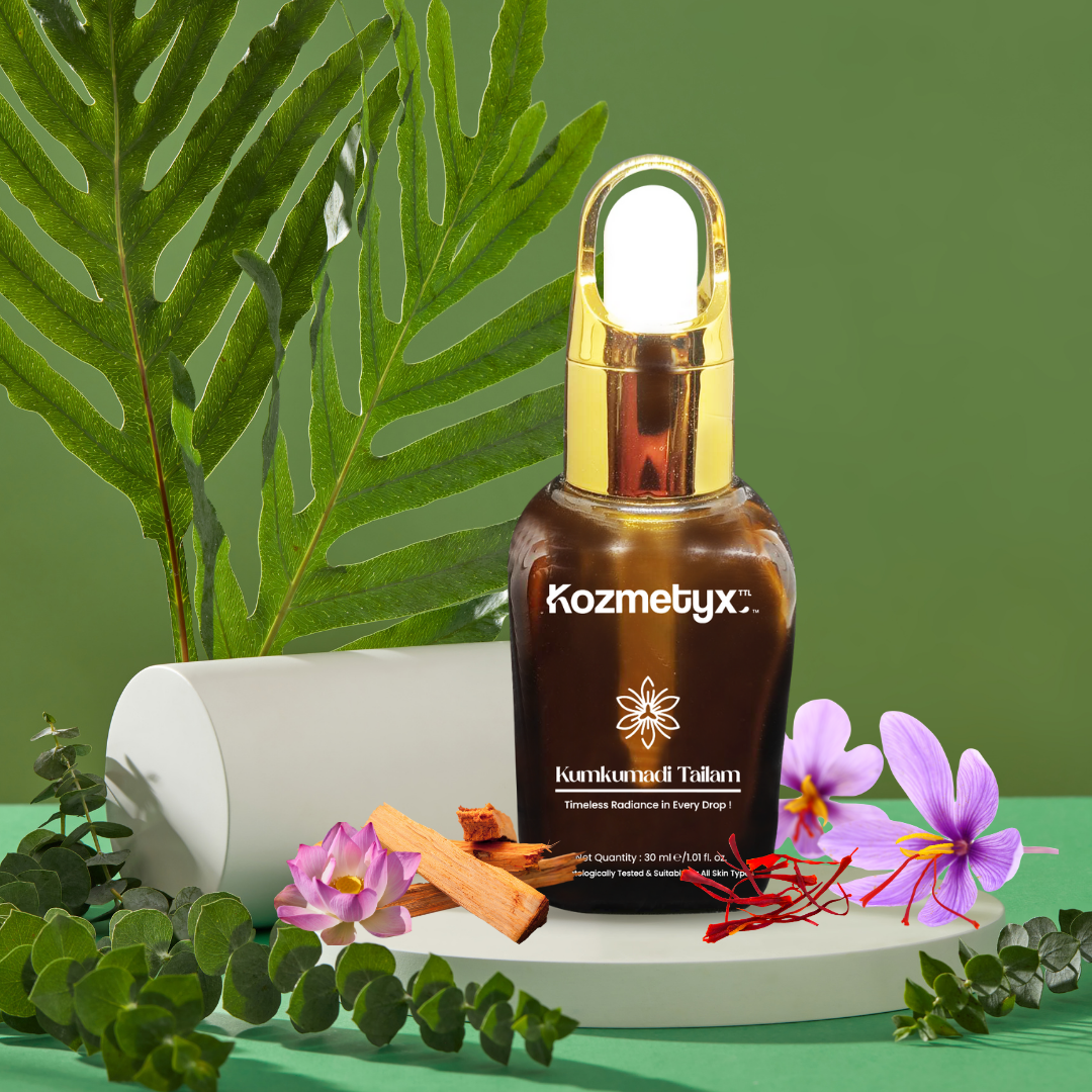 Exfoliate &amp; Nourishing Combo : Exfoliating Enzyme Scrub &amp; Kumkumadi Tailam