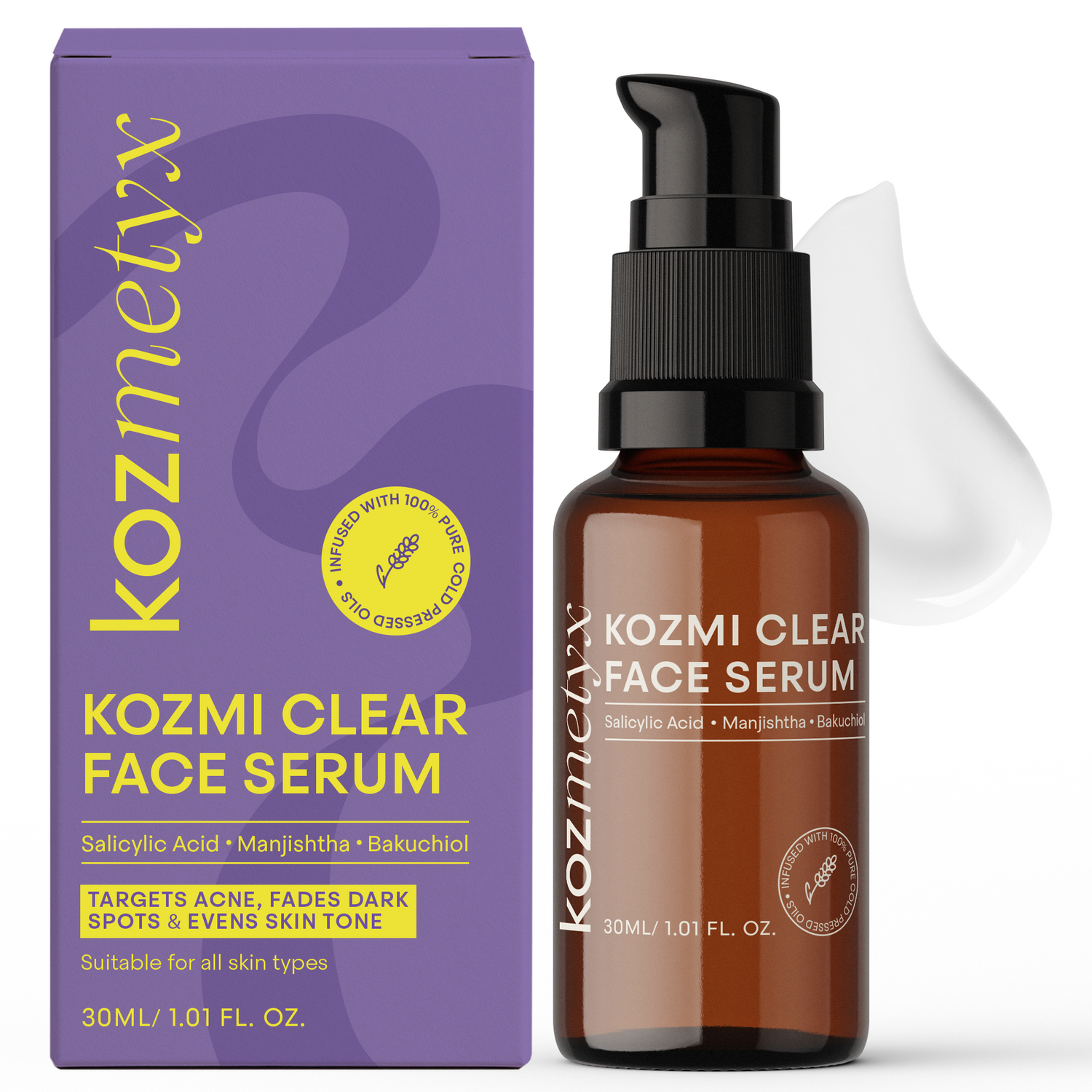 Kozmi Clear Anti-Acne &amp; Brightening Face Serum