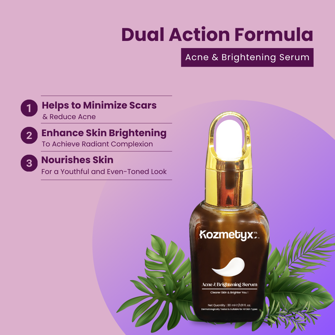 Acne and Brightening Serum – “Clearer Skin, Brighter You” - 30 ML