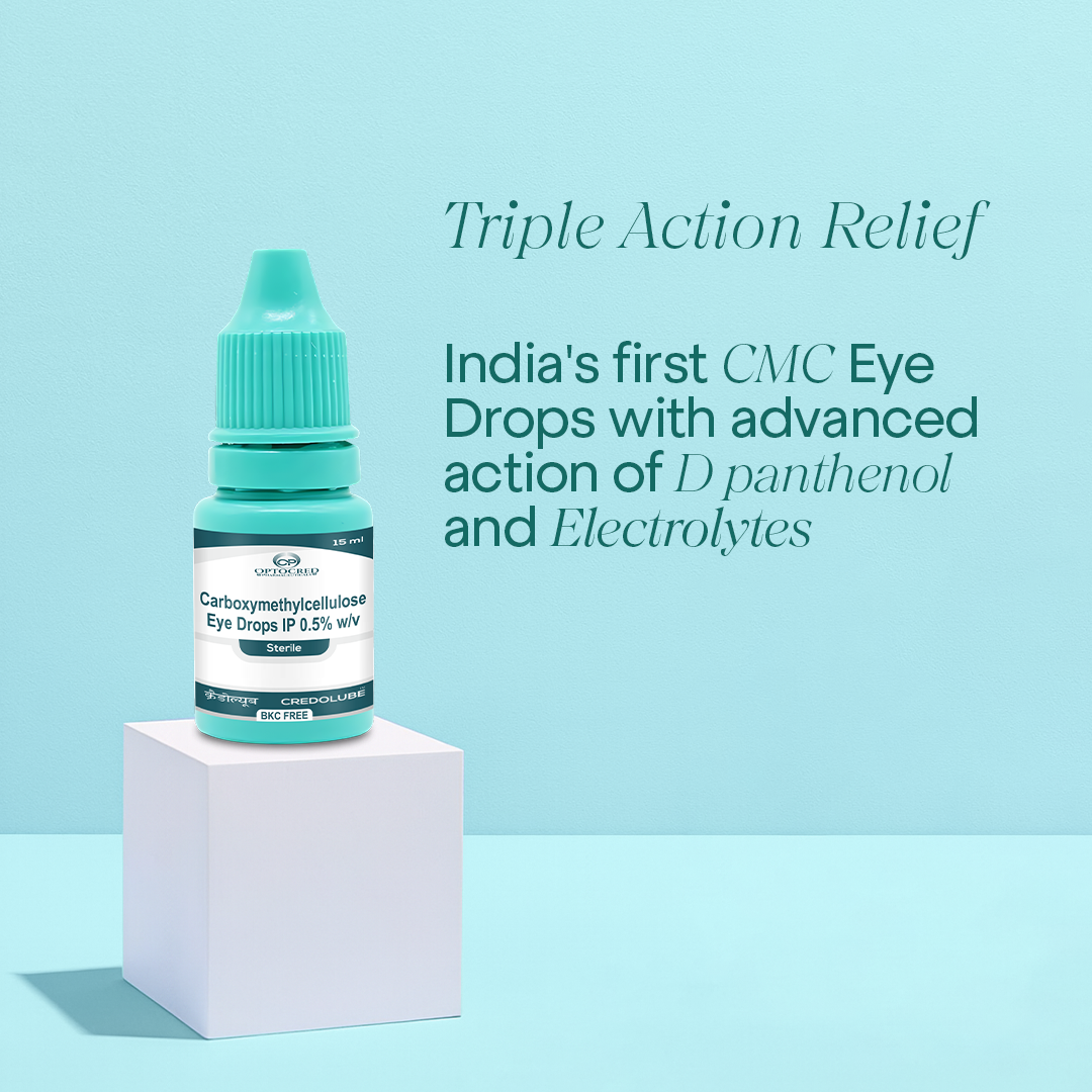 Credolube Lubricating Eye Drops (Pack of 5 Eye Drops bottles): Comfort, Soothe, and Moisturize - For Dry Eyes, Redness, Digital Eye Strain, Tired Eyes, Regular Use