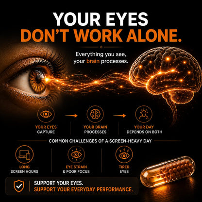 Fithance Daily Eye Health Capsules – Dryness, Redness, Screen Strain, Blurry vision, Tiredness, Retinal Support | 60 Capsules | Vegan | Advanced Liqui-Pellet Capsules