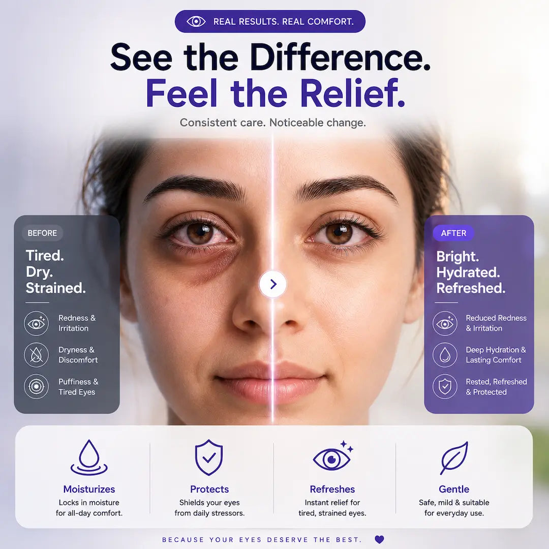 Credolube Daily Eye Comfort Drops for Dry &amp; Screen-Tired Eyes - Pack of 5 bottles
