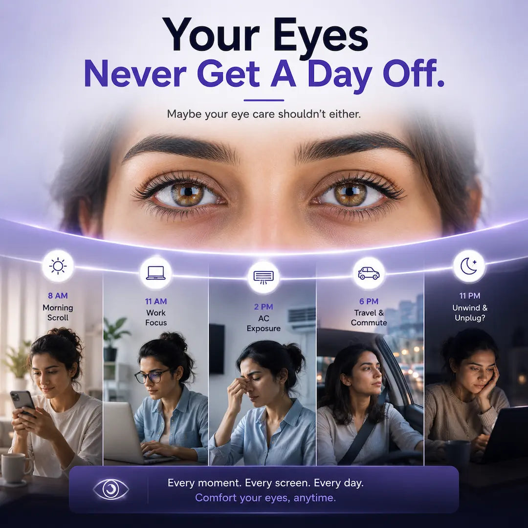 Credolube Daily Eye Comfort Drops for Dry &amp; Screen-Tired Eyes - Pack of 5 bottles
