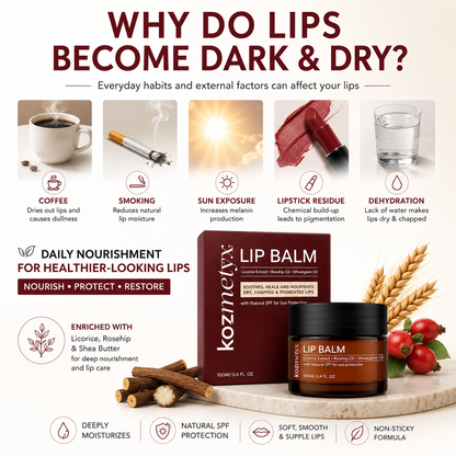 Lip Repair Balm For Pigmentation, Dryness &amp; Cracked Lips