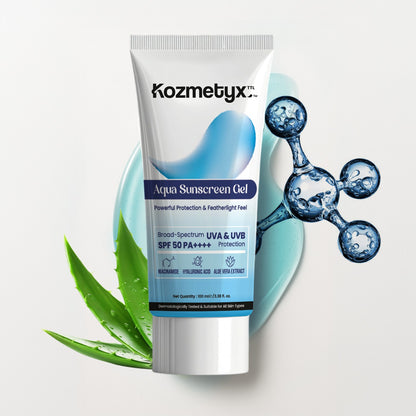 Aqua Sunscreen Gel- “Powerful Protection, Featherlight Feel” - 100