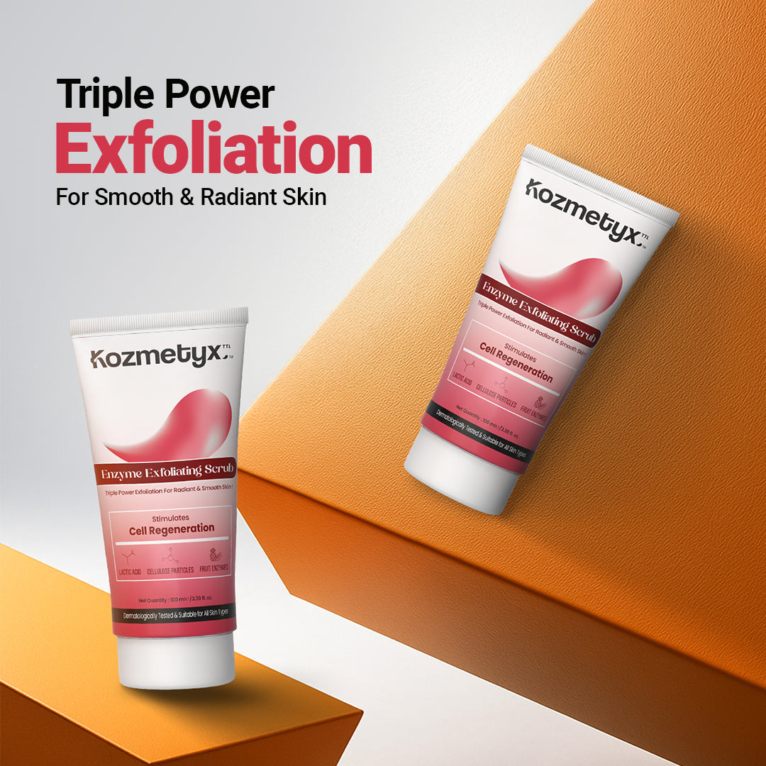 Polish &amp; Perfect Combo : Exfoliating Enzyme Scrub + Acne &amp; Brightening Serum