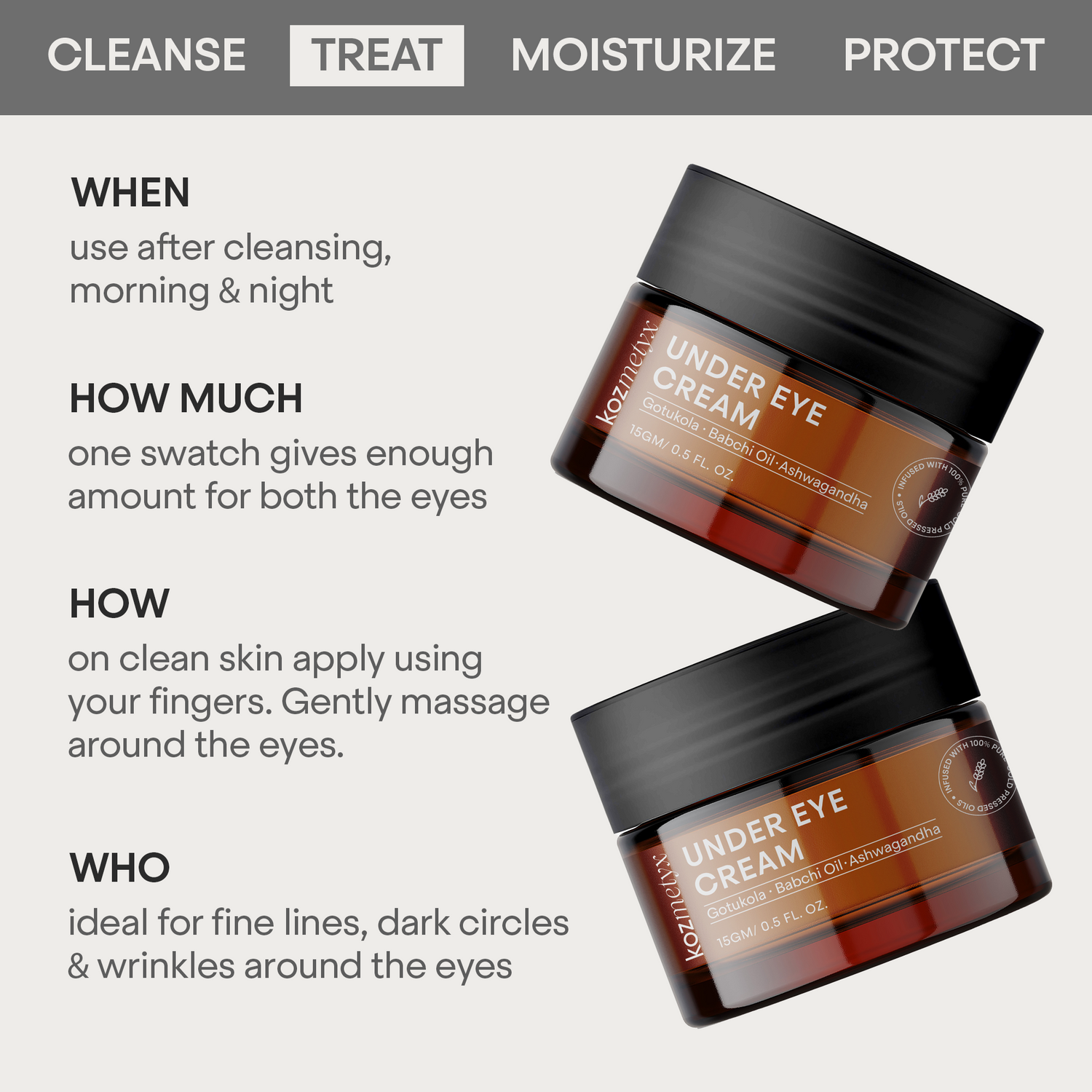 Under Eye Puffiness &amp; Dark Circle Correction Cream