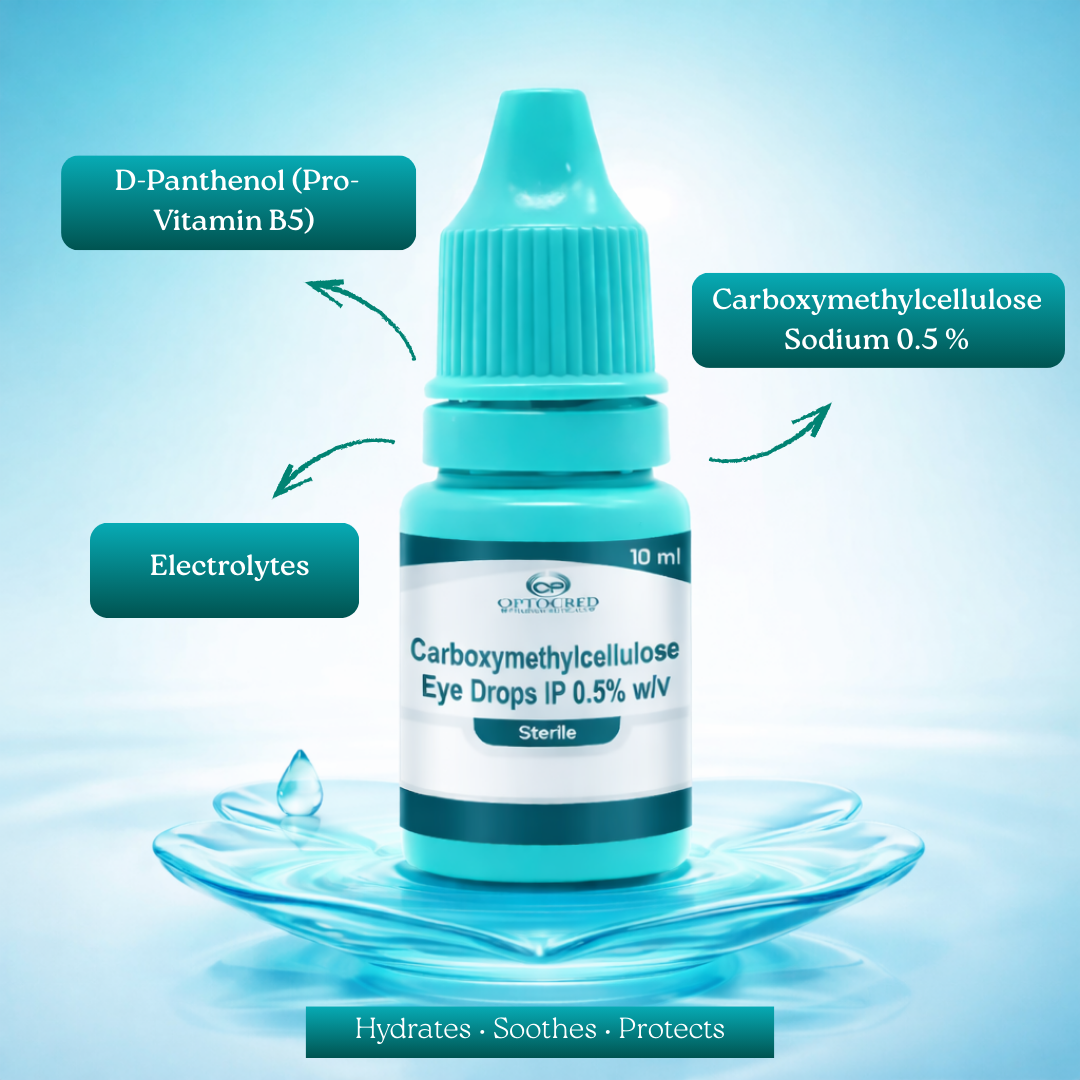 Credolube Daily Eye Comfort Drops for Dry &amp; Screen-Tired Eyes - Pack of 5 bottles